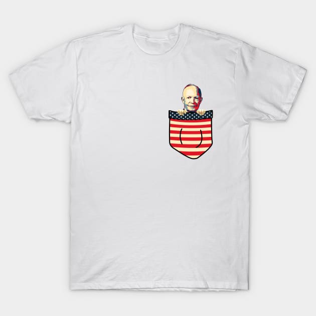 Eisenhower Chest Pocket T-Shirt by Nerd_art